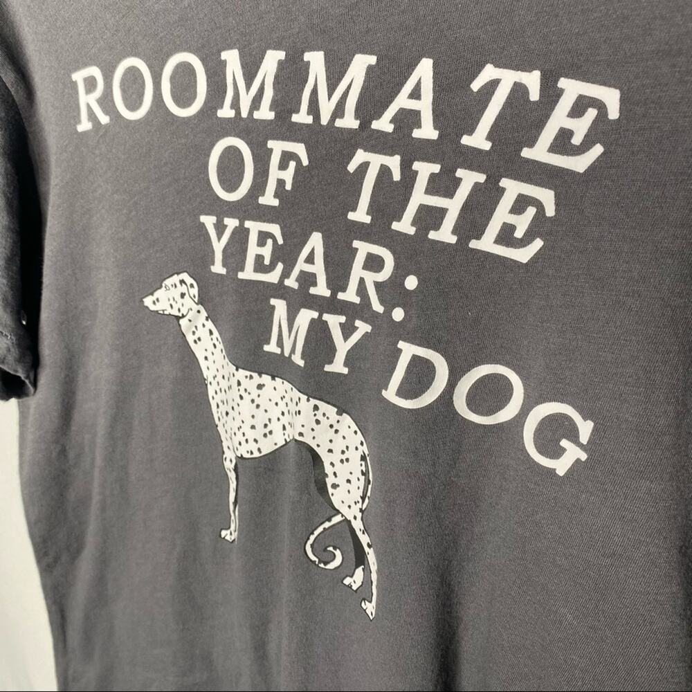 Wildfox Roommate of the Year Short Sleeve Keke Dog Graphic T-Shirt Size Small - Picture 3 of 10